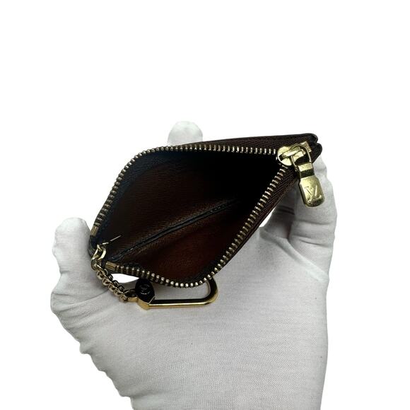 Louis Vuitton LV Monogram Key Coin Cles Zip Pouch Keychain - Picture 10 of 11